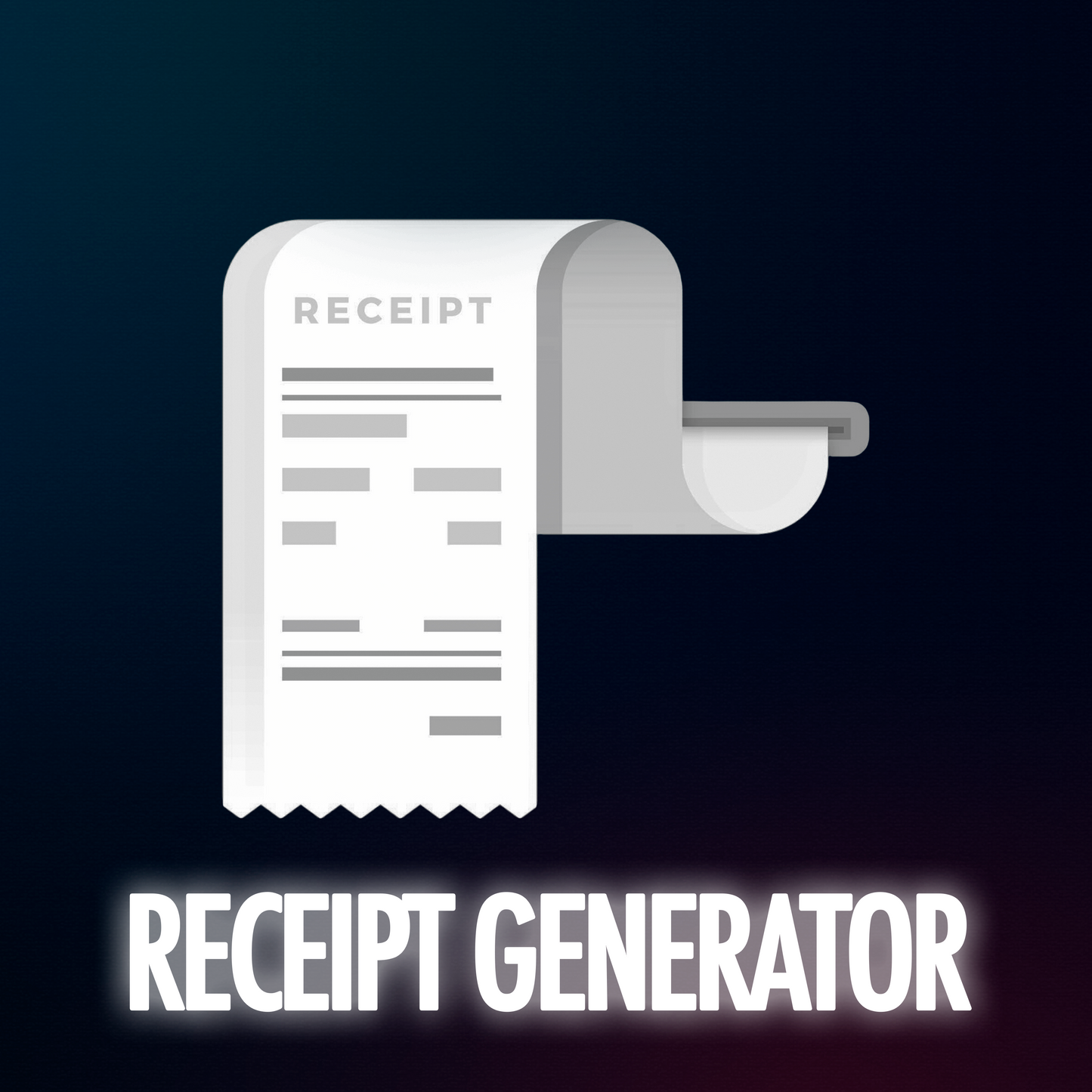 RECEIPT GENERATOR ๐งพ